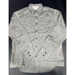 OneTeaspoon NWOT Man The Classic Ace Collared Shirt in‎ Black Large MSRP $145